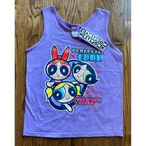 Vintage Deadstock Powerpuff Girls Tank Top Shirt Youth XL Cartoon Network NOS